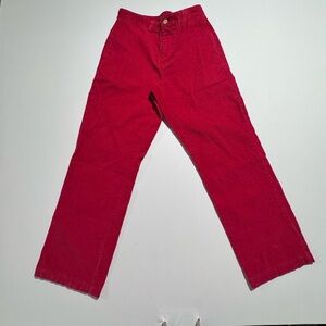 Vineyard Vines Kids Red Corduroy Pants Size 14